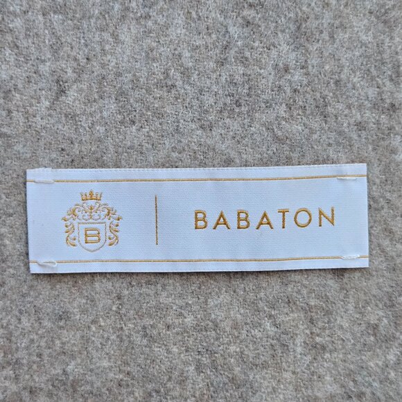 NWOT Babaton Cashmere Scarf Oatmeal Tan - Picture 4 of 11